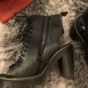 Dr. Martens open toe heels